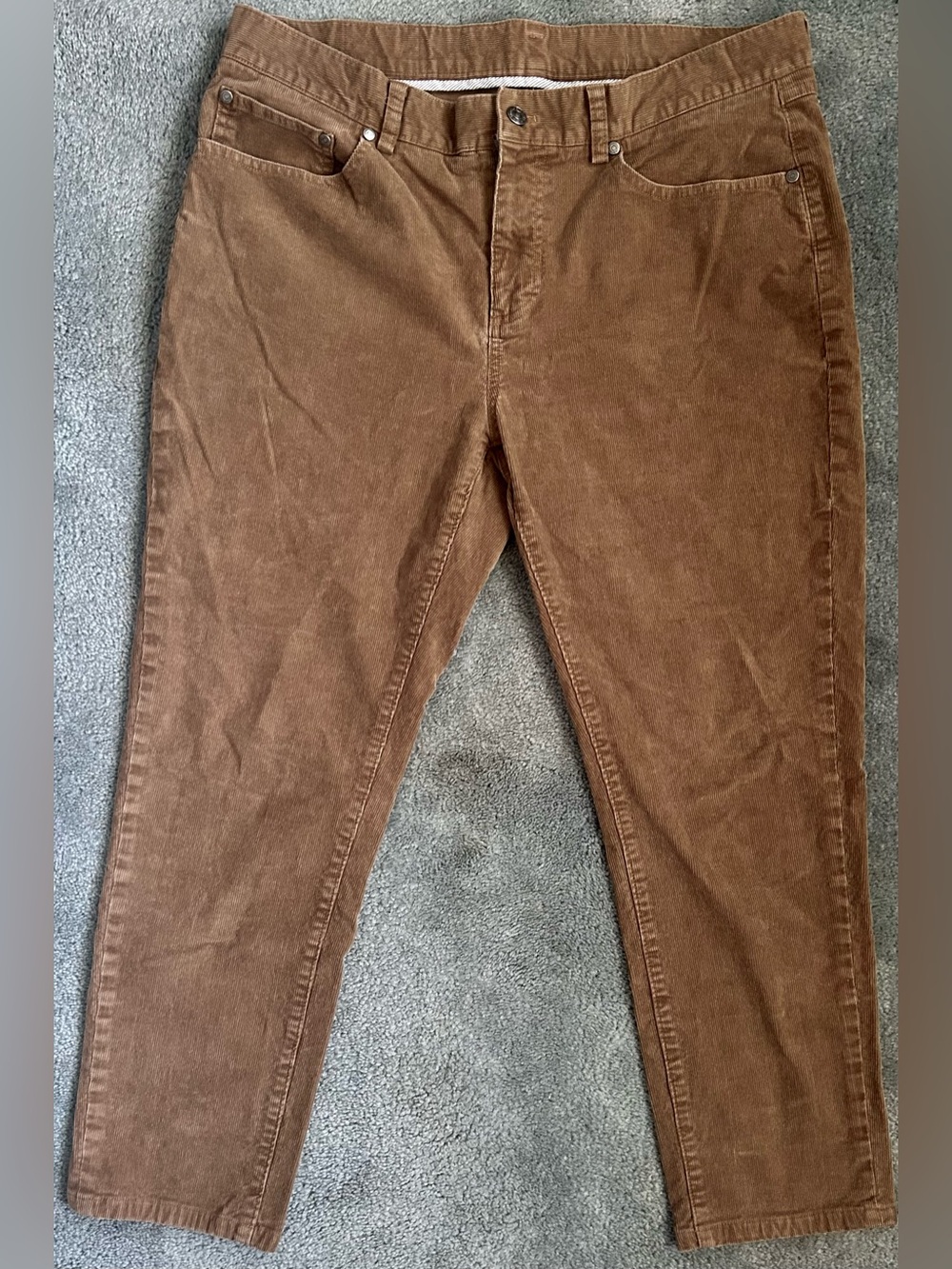 Brooks Brothers Slim Corduroy 5-Pocket Pants - 36/30 - Brown